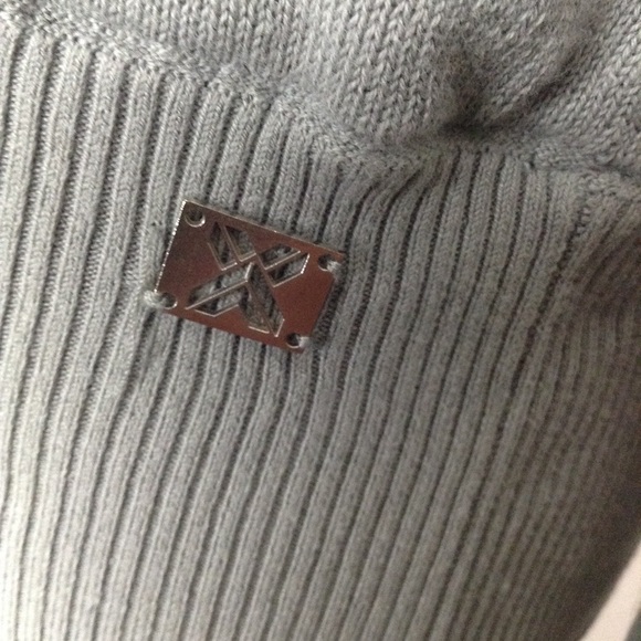A/X Armani Exchange Grey & Black Zip Up Hoodie. - Picture 2 of 5